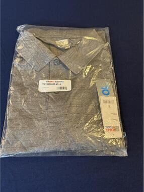 32 Degrees Heat Cool Men's Polo Shirt Large Gray